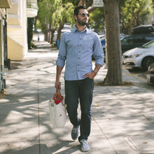 Load image into Gallery viewer, The California in Light Blue Everyday Chambray