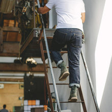 Load image into Gallery viewer, The Democratic Jean in Shuttle Loomed Italian Selvage Denim

